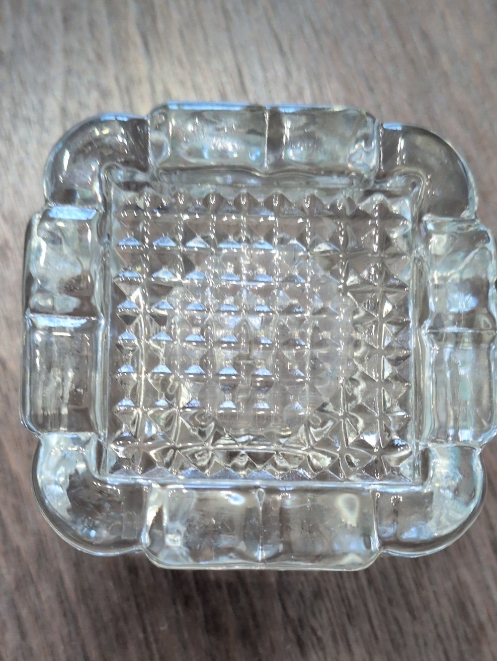 Fluted Glass Inkwell - Picture 3 of 3